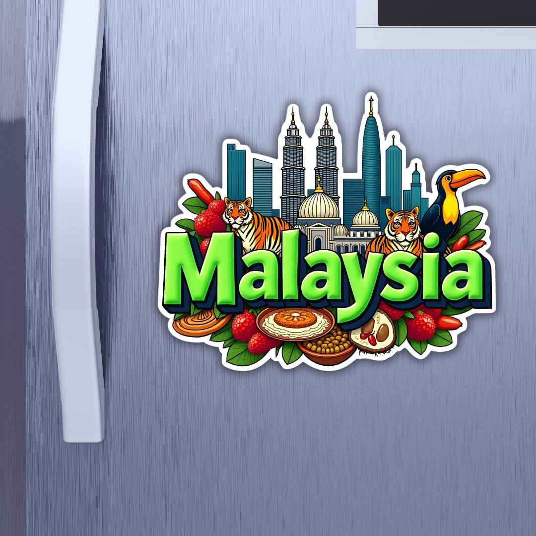 Zesta Malaysia wooden fridge magnet - image 3