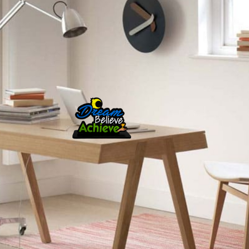 Dream Believe Achieve Table Top Decor.