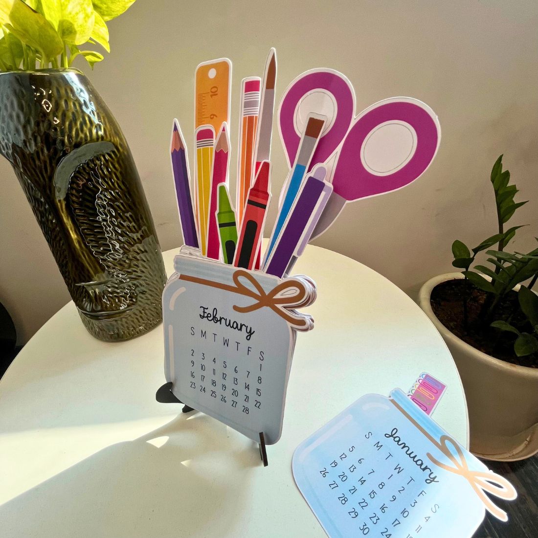 kawaii calender 2025 -Stationery.