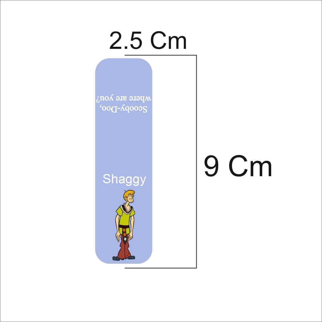3D Scooby Doo Magnetic Bookmark.