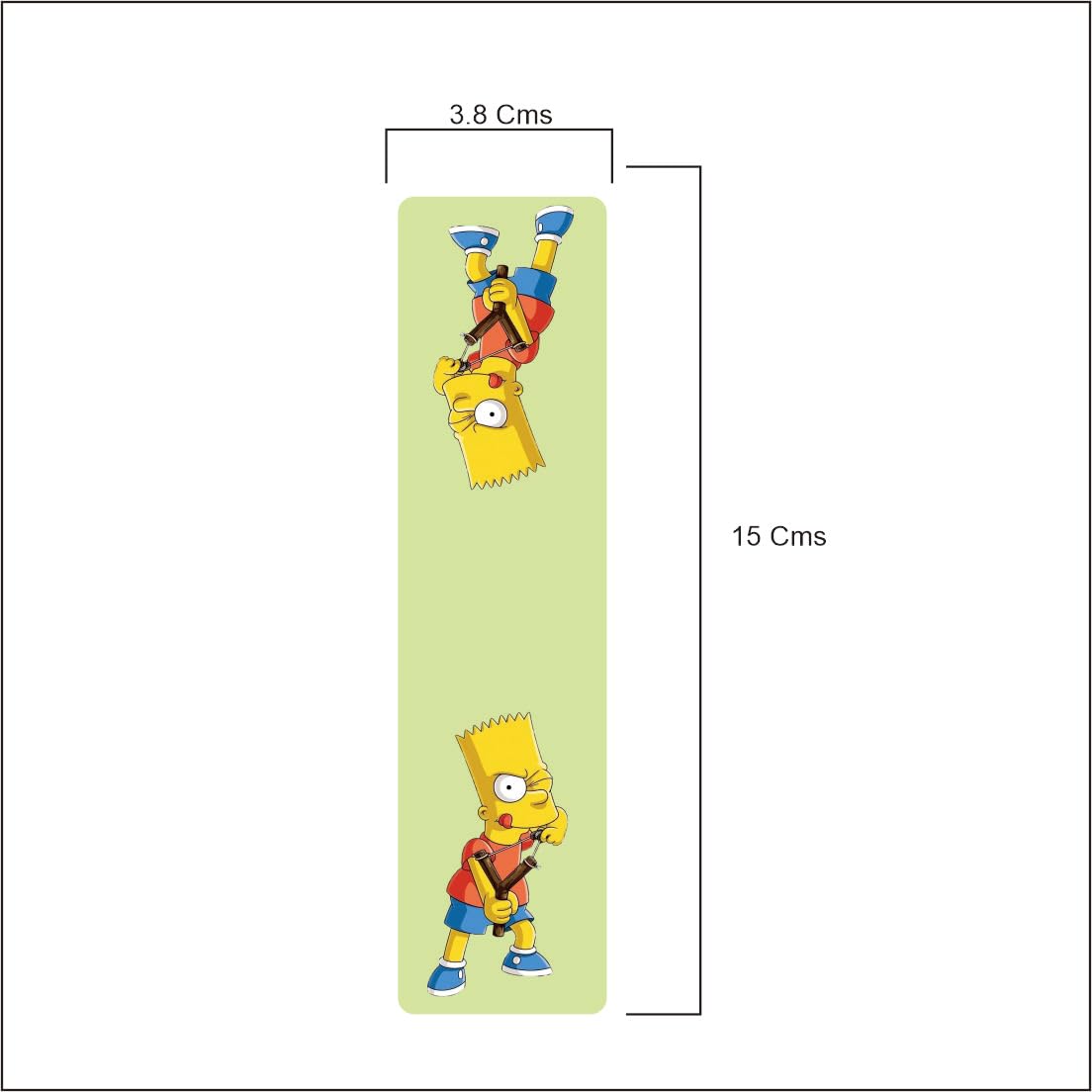 3D Simsons Magnetic Bookmark.