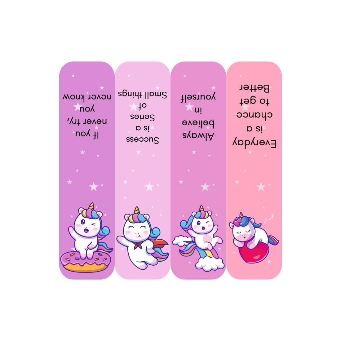 3D Unicorn Magnetic Bookmark.