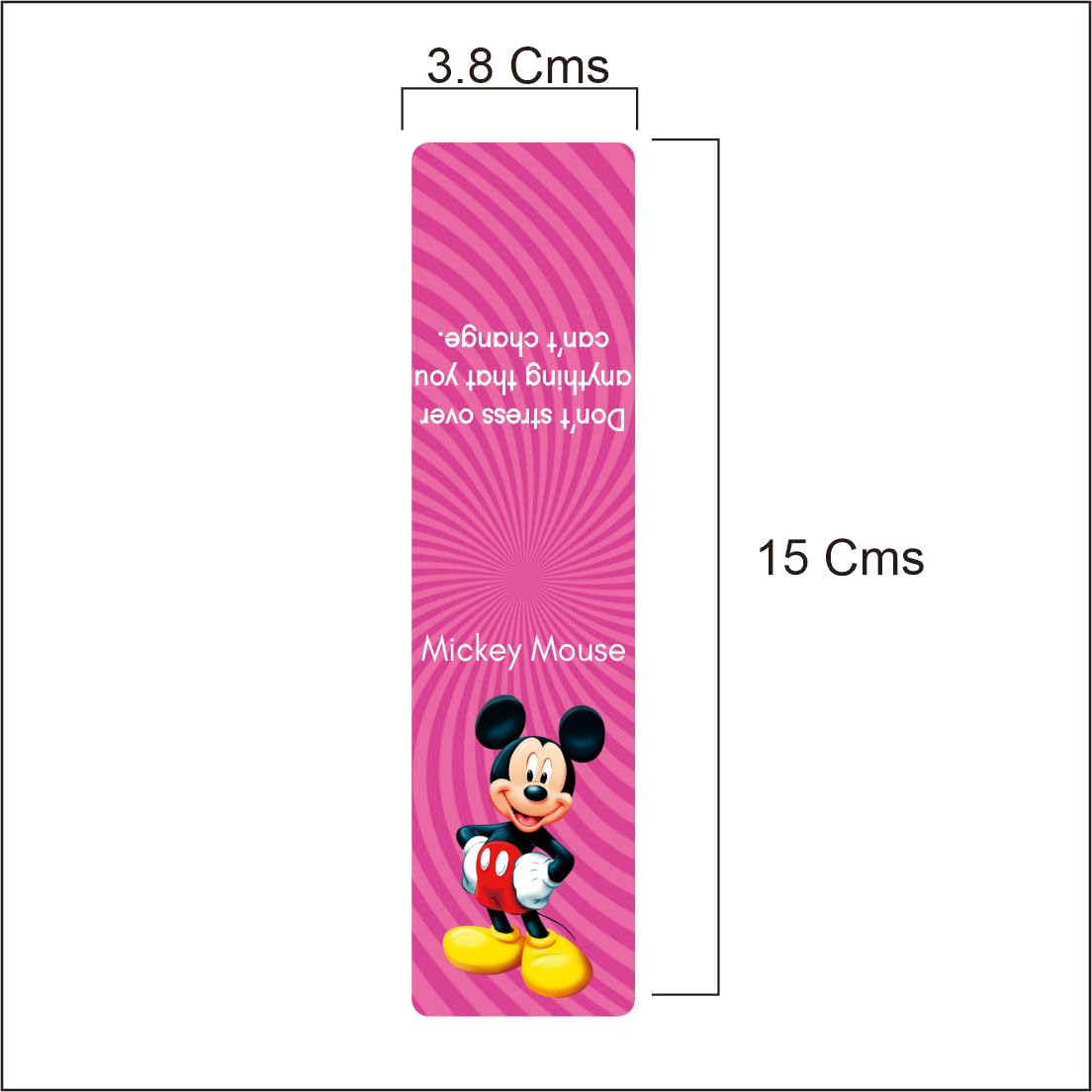 3D Micky Mouse Magnetic Bookmark.