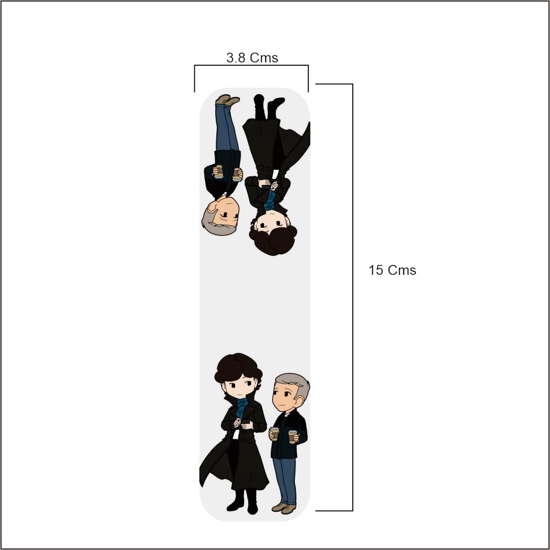 3D Sherlock Magnetic Bookmark.