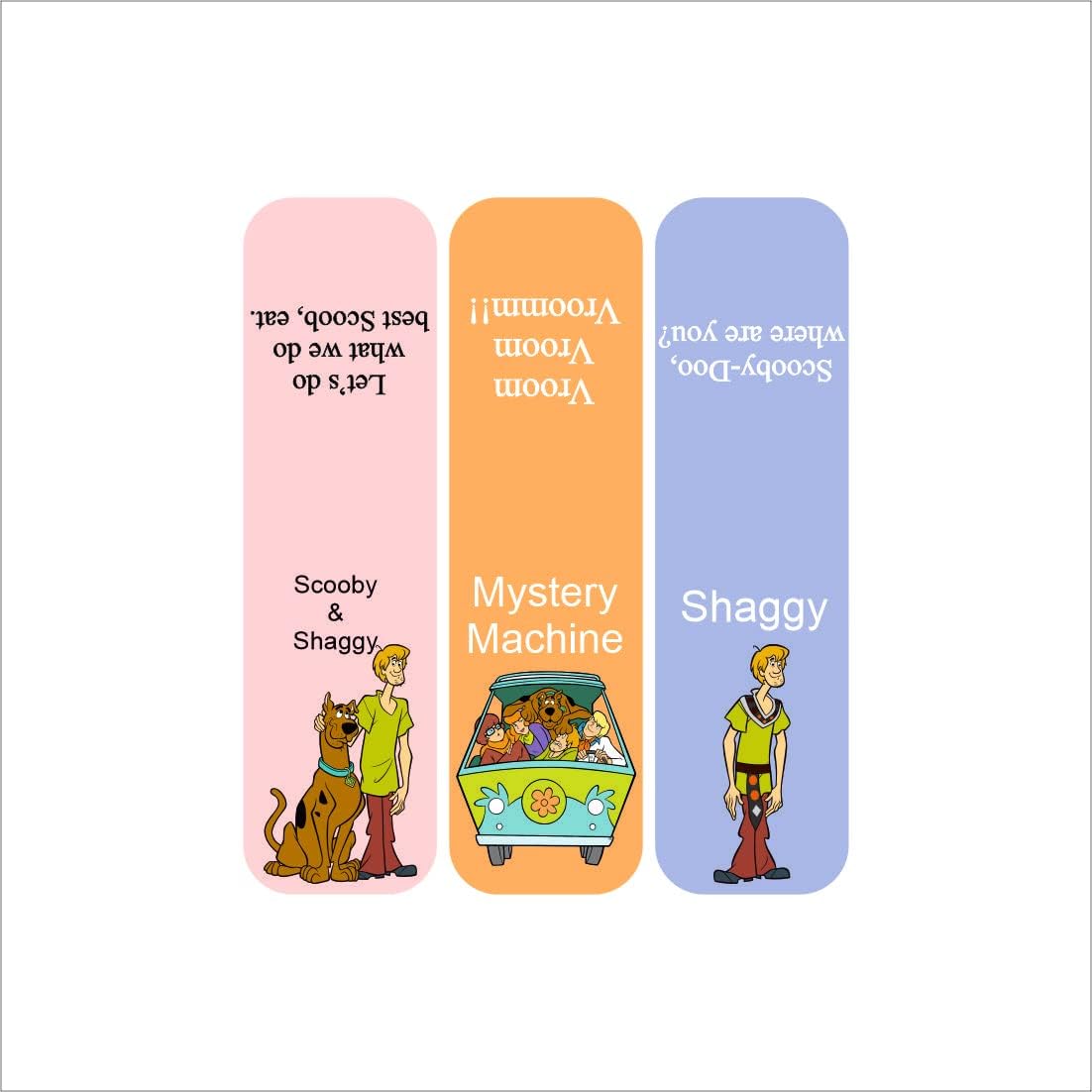 3D Scooby Doo Magnetic Bookmark.