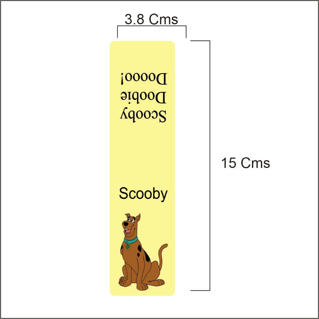 3D Scooby Doo Magnetic Bookmark.