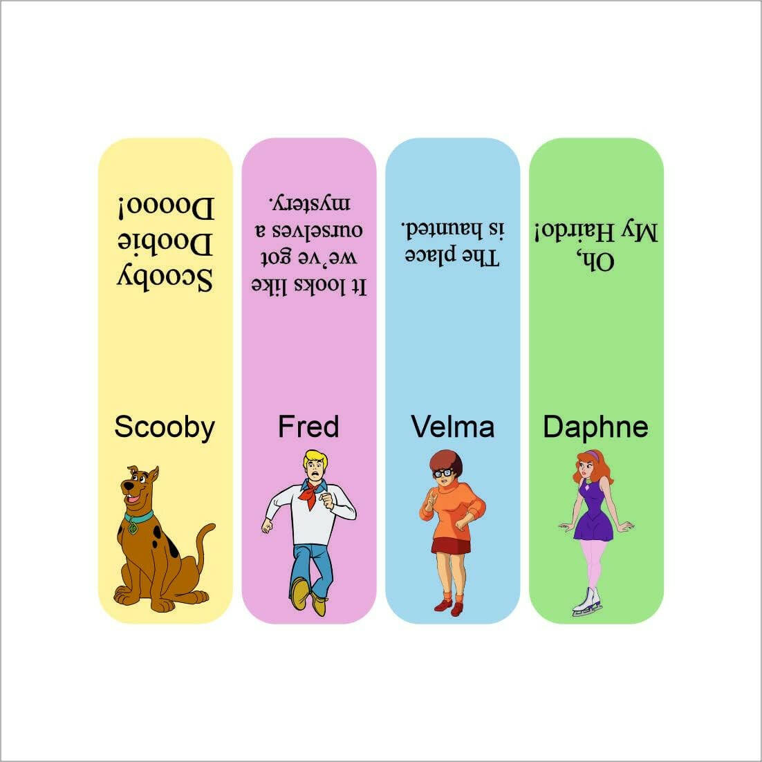 3D Scooby Doo Magnetic Bookmark.