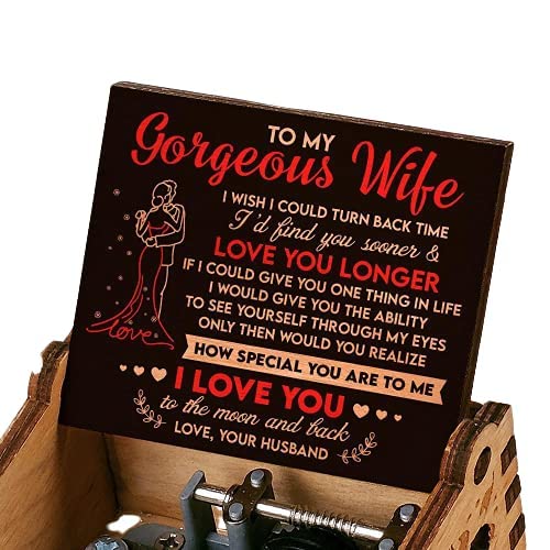Gorgeous Wife Black Musical Box.