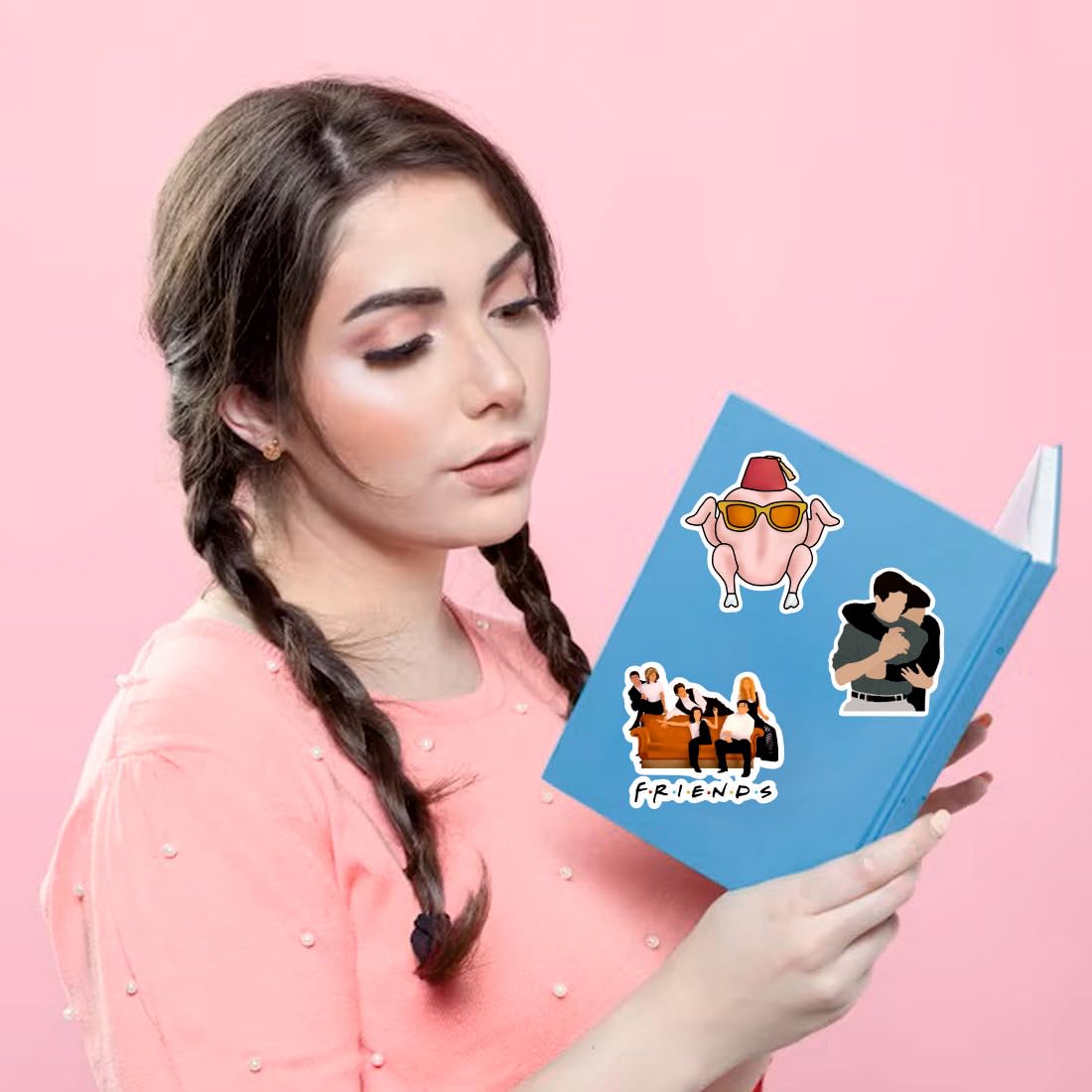 Friends Vinyl Waterproof Sticker (pack of 50).