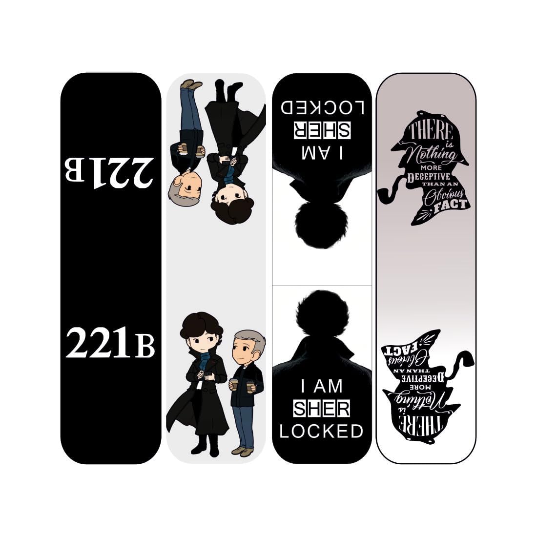 3D Sherlock Magnetic Bookmark.