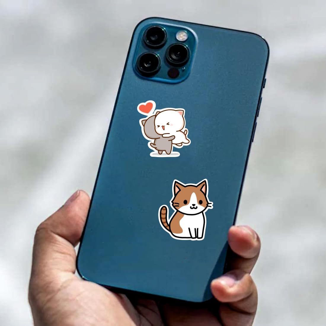 Kawaii Vinyl Waterproof Sticker (pack of 50).