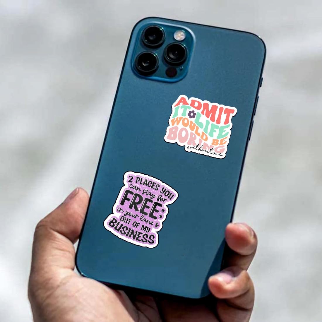 Quirky Waterproof Sticker (pack of 50).