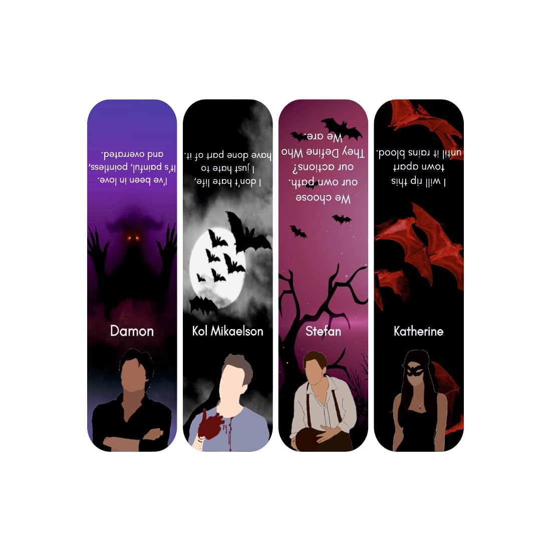 3D Vampire Diary Magnetic Bookmark.