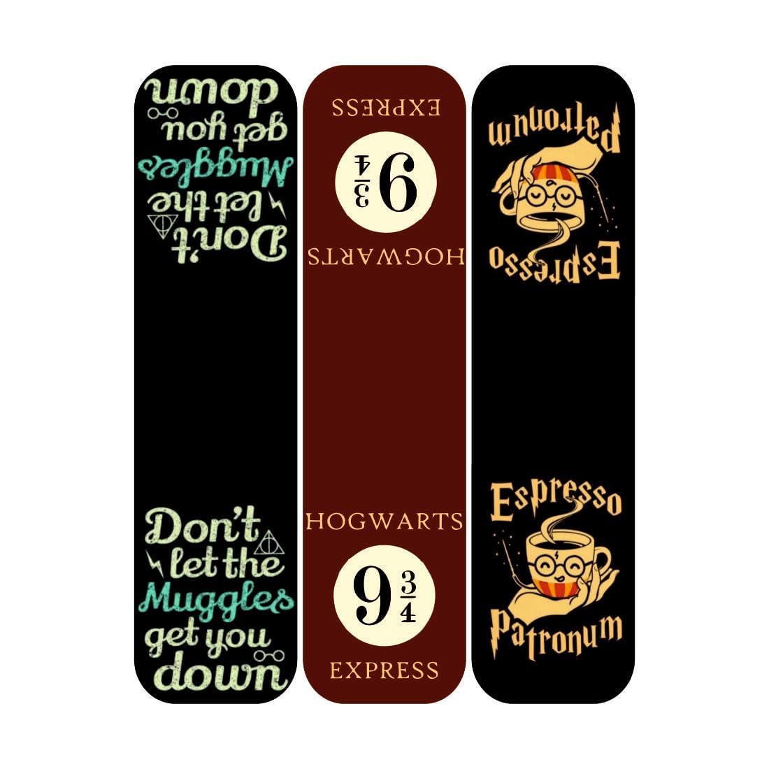 3D Harry Potter + Coffee Magnetic Bookmark.