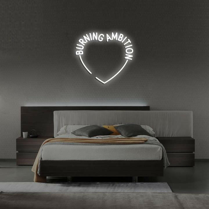 Burning Ambition Custom Neon Sign.