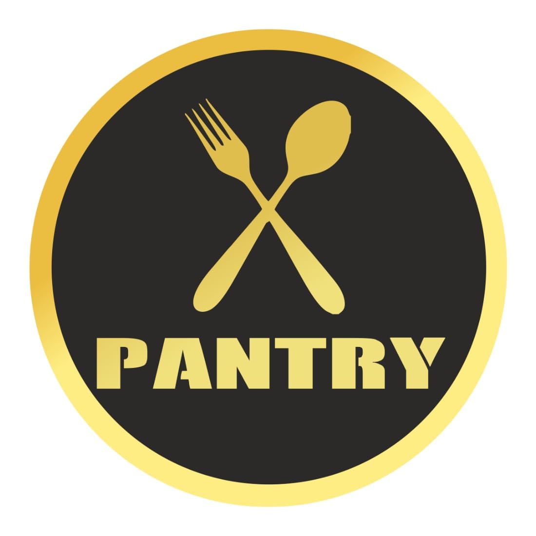 Zesta Pantry self-adhesive acrylic sign - image 1
