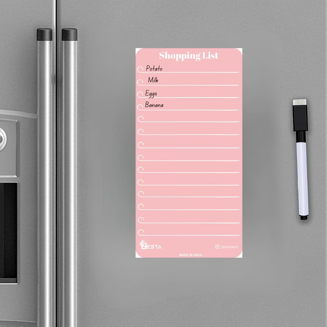 Zesta Pastel Rewritable Magnetic Fridge Planner – image 5