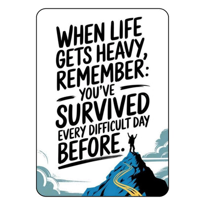 Zesta Motivational self-adhesive MDF wooden wall hanging - image 1