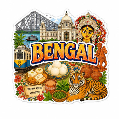 Zesta Bengal wooden fridge magnet - image 1