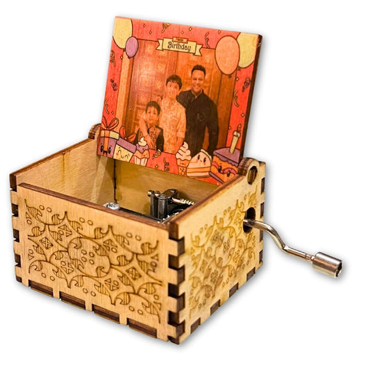 Zesta Birthday Personalised Photo Music Box – image 1
