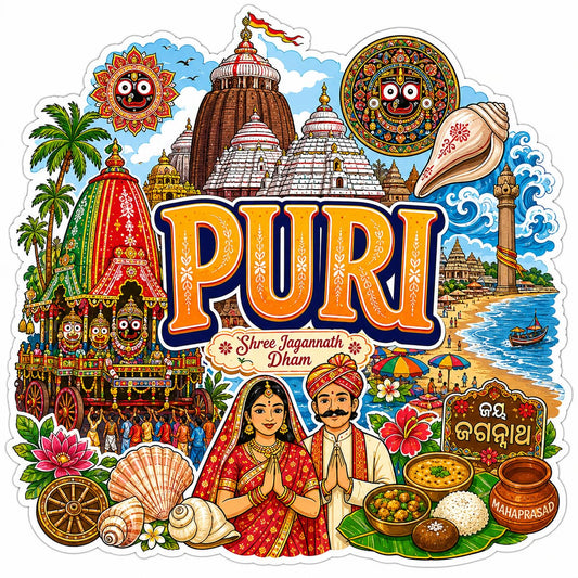 Zesta Puri wooden fridge magnet - image 1