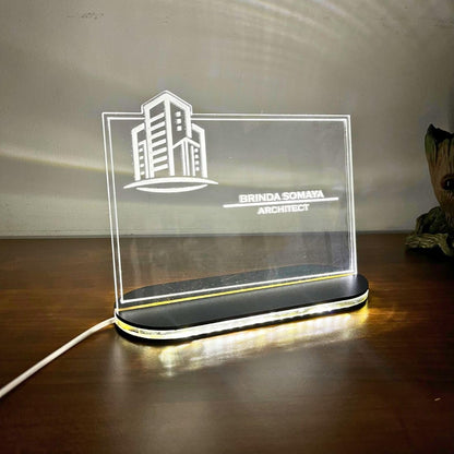 Zesta Architect Personalised LED Name Lamp – image 1