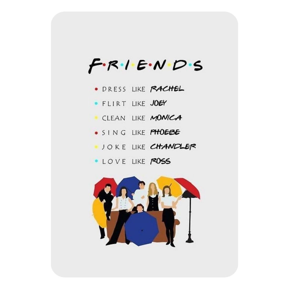 Zesta Friends – Design 2 self-adhesive MDF wooden wall hanging - image 1