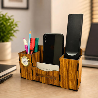 Zesta Desk Organiser with Clock – image 5