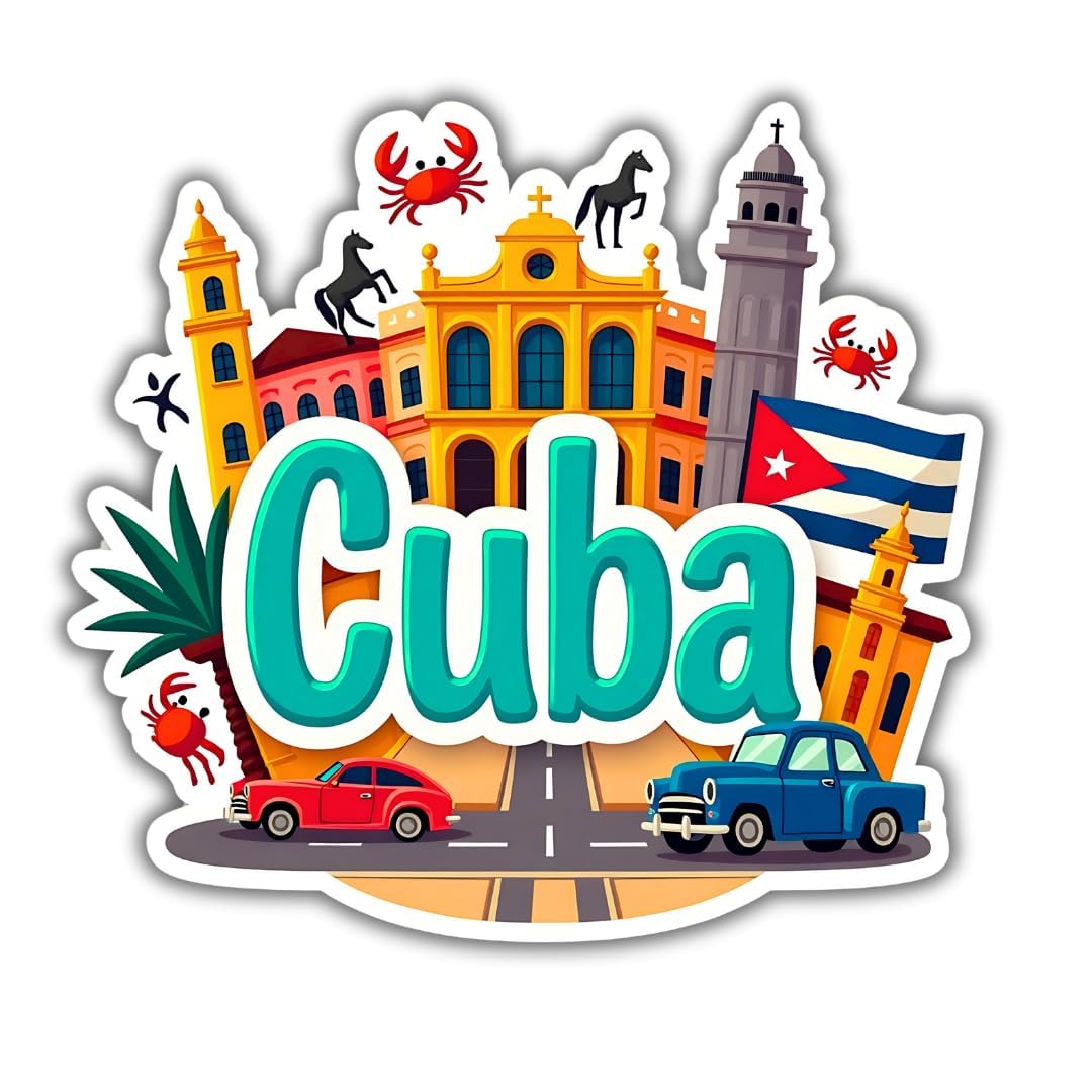Zesta Cuba wooden fridge magnet - image 1