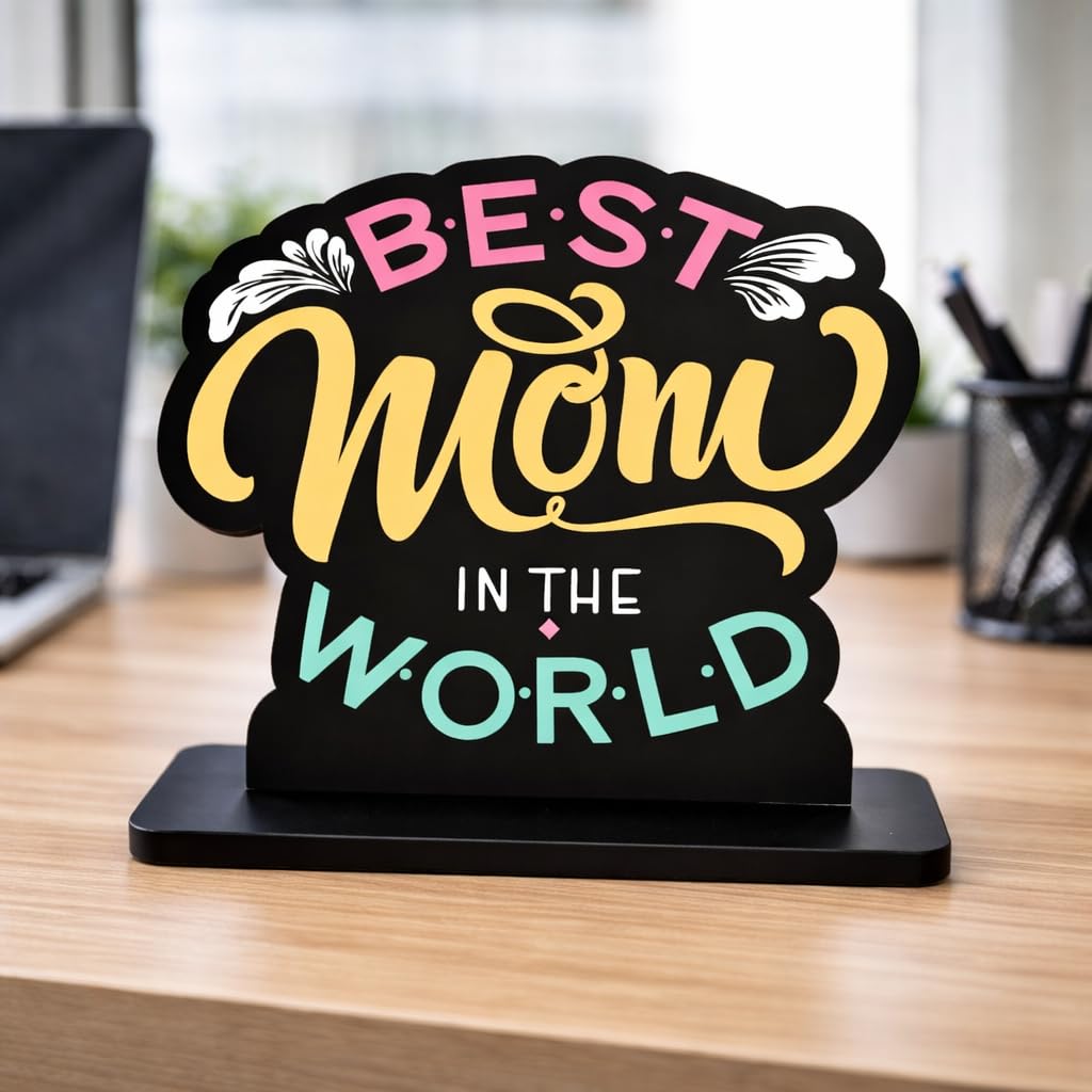 Zesta Best Mom Wooden Table Top Decor – image 1