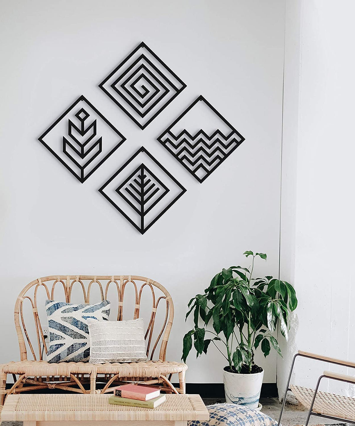 Zesta 4 Elements MDF wooden wall hanging - image 1