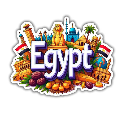 Zesta Egypt wooden fridge magnet - image 1