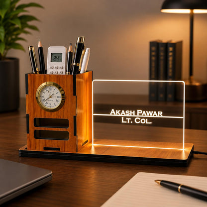 Zesta Personalised Pen Holder with Analog Watch – image 11