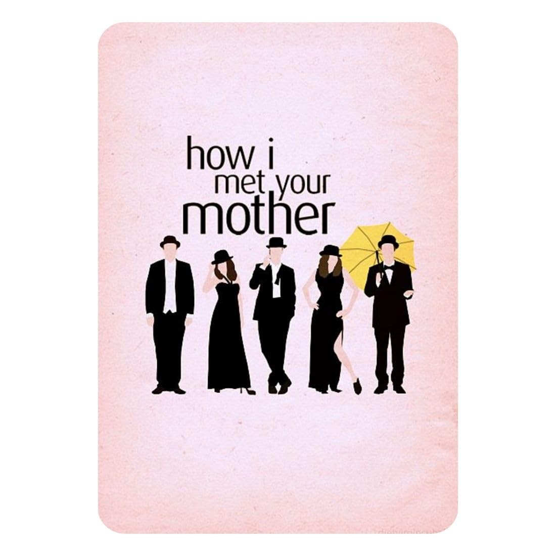 Zesta How I Met Your Mother self-adhesive MDF wooden wall hanging - image 1