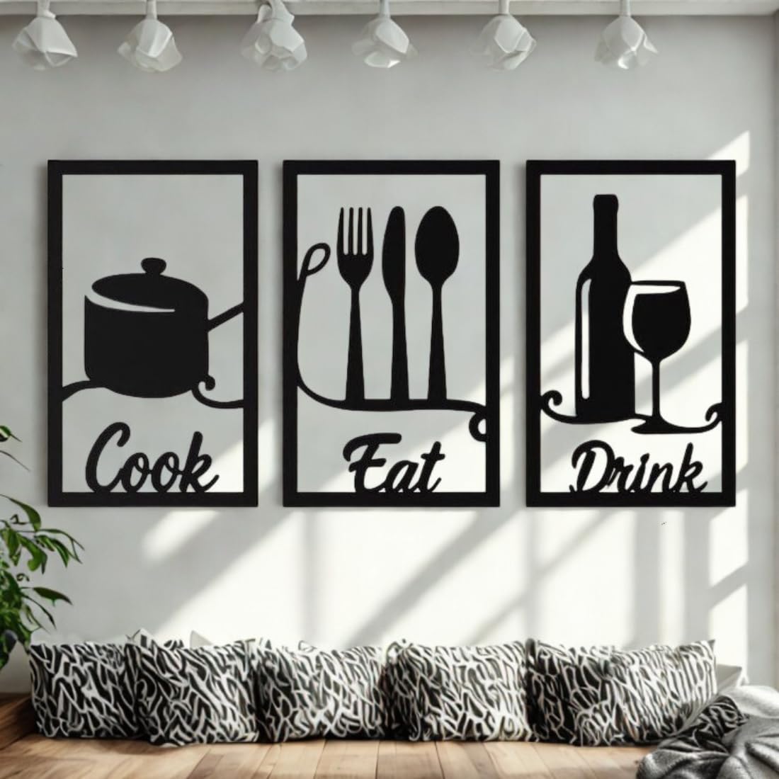 Zesta Kitchen New MDF wooden wall hanging - image 1