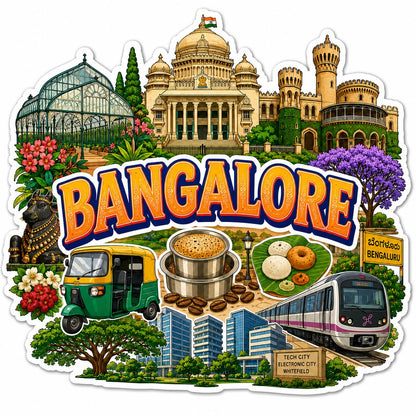 Zesta Bangalore wooden fridge magnet - image 1