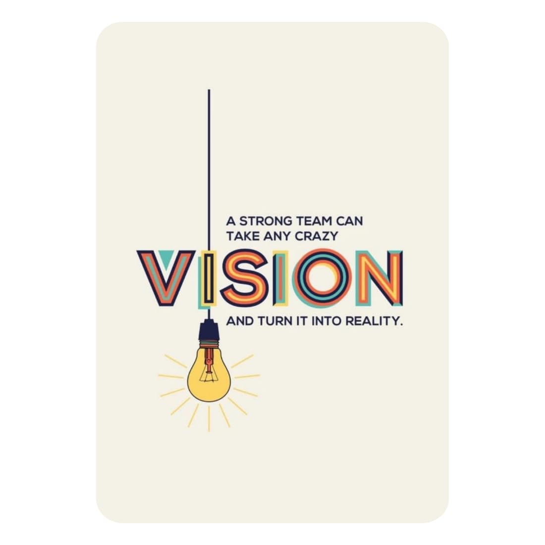 Zesta Vision self-adhesive MDF wooden wall hanging - image 1