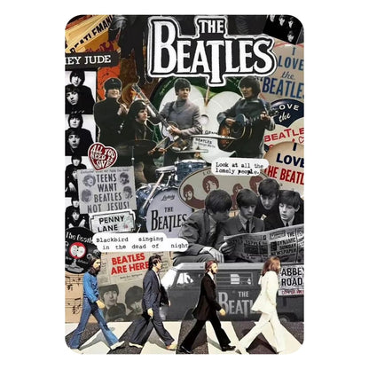 Zesta Beatles – Design 5 self-adhesive MDF wooden wall hanging - image 1