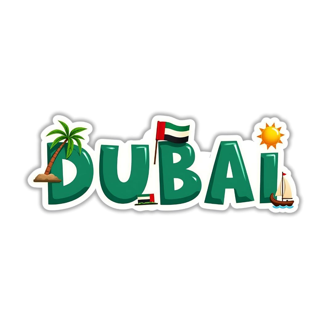 Zesta Dubai wooden fridge magnet - image 1