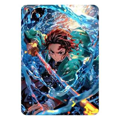 Zesta Demon Slayer – Design 6 self-adhesive MDF wooden wall hanging - image 1