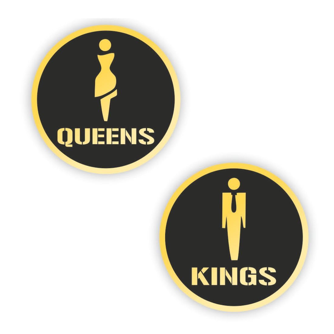 Zesta Men Women Self-Adhesive Acrylic Office Sign – image 1