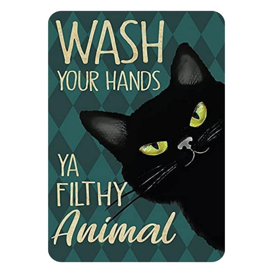 Zesta Bathroom – Design 6 self-adhesive MDF wooden wall hanging - image 1