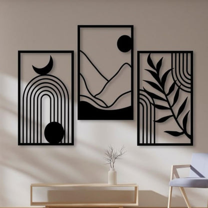 Zesta Scenery Rectangle MDF wooden wall hanging - image 1