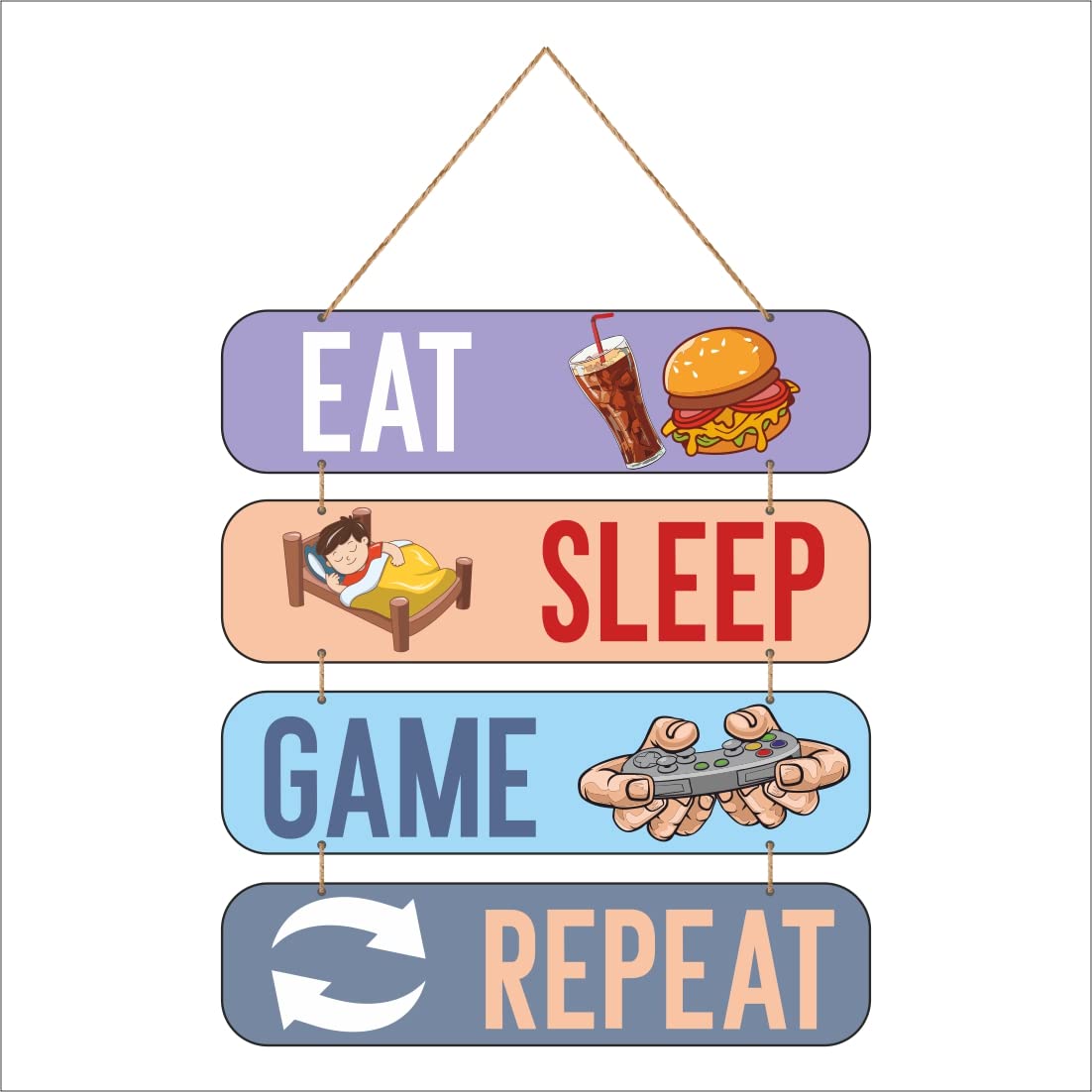 Zesta Gamer Room MDF wooden wall hanging - image 1