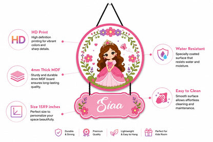 Zesta Princess Girl Personalised Name Plate – image 2