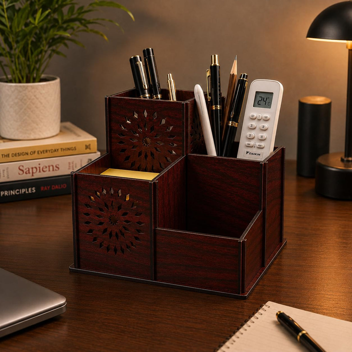 Zesta 4-Compartment Desk Organiser – image 6