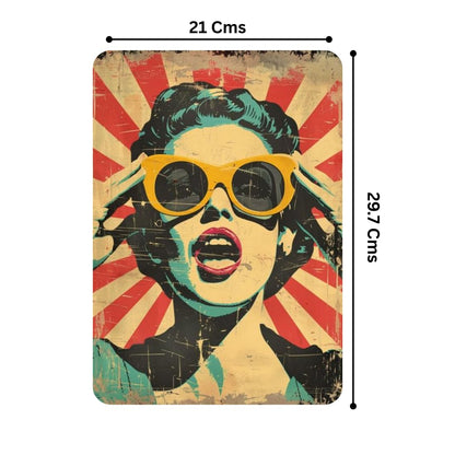 Zesta Abstract self-adhesive MDF wooden wall hanging - image 2