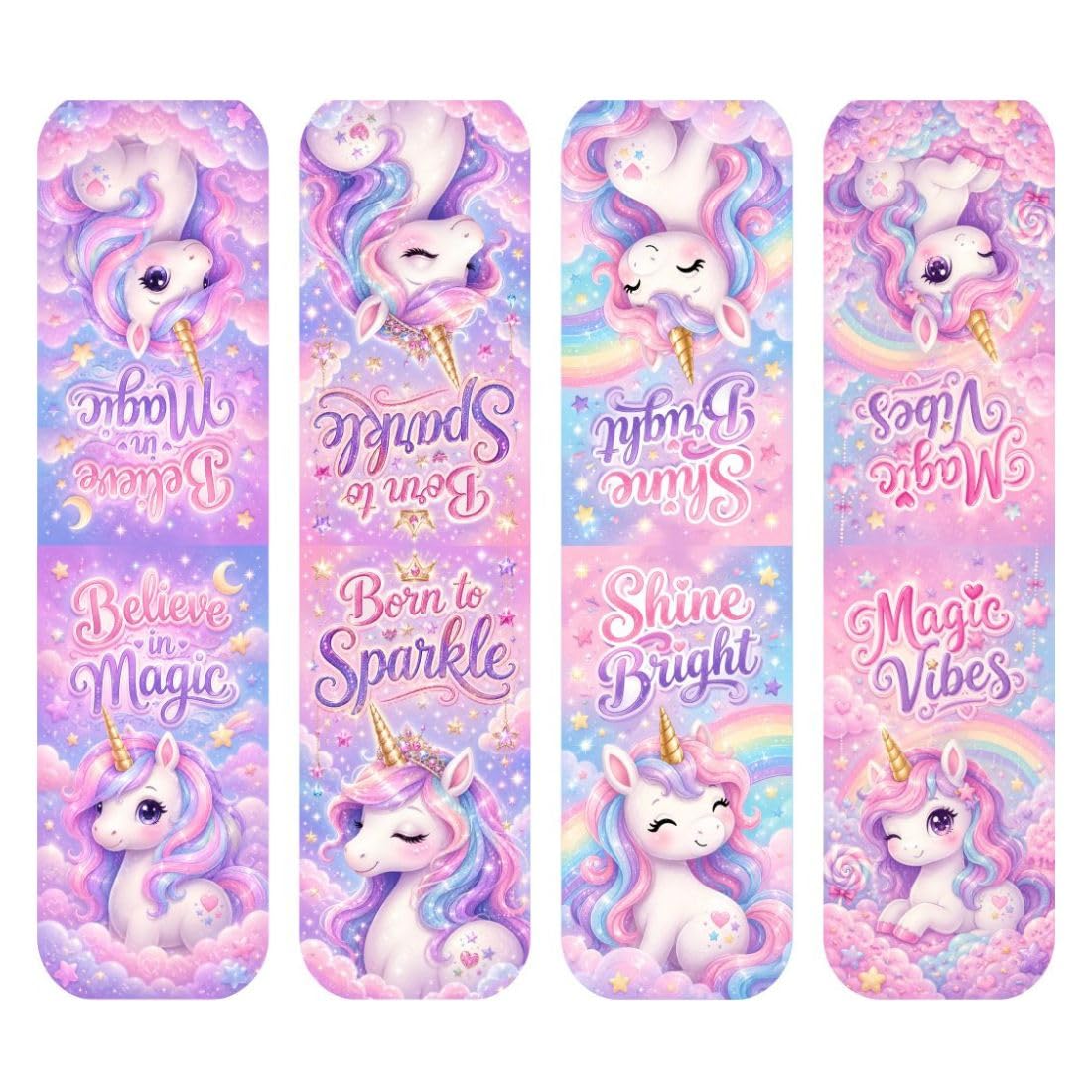 Zesta Unicorn New Magnetic Bookmarks – Set of 7 – image 2