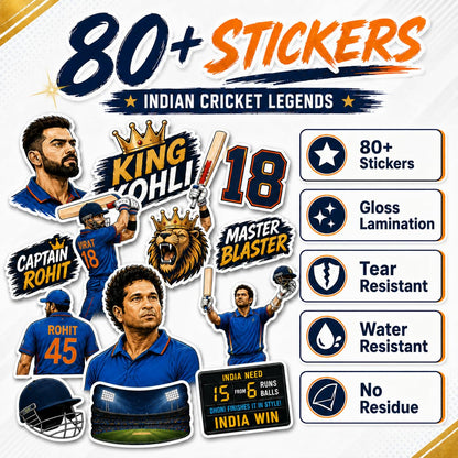 Zesta Cricket Vinyl Stickers – Pack of 50 – image 2