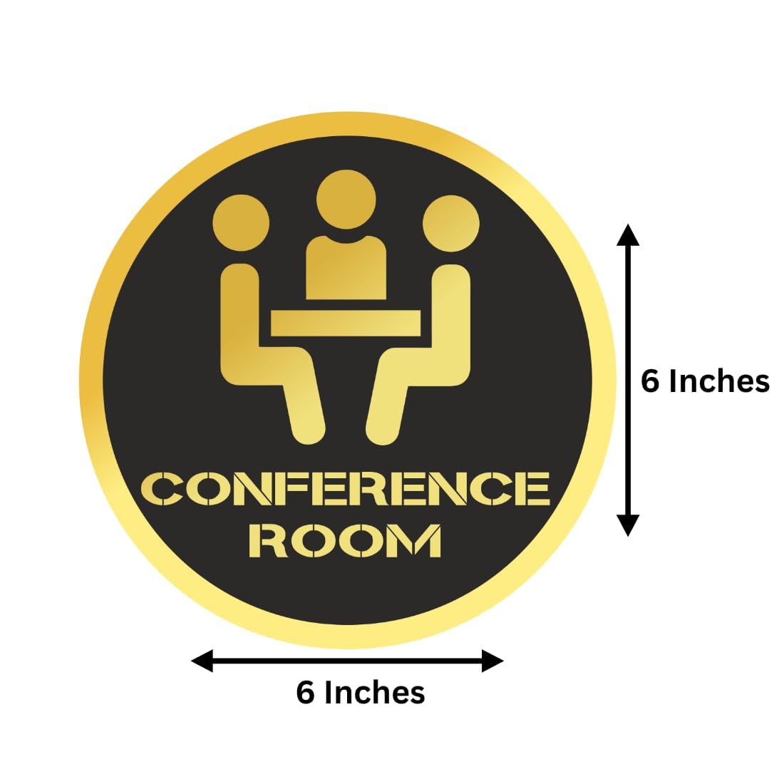 Zesta Conference Room self-adhesive acrylic sign - image 2